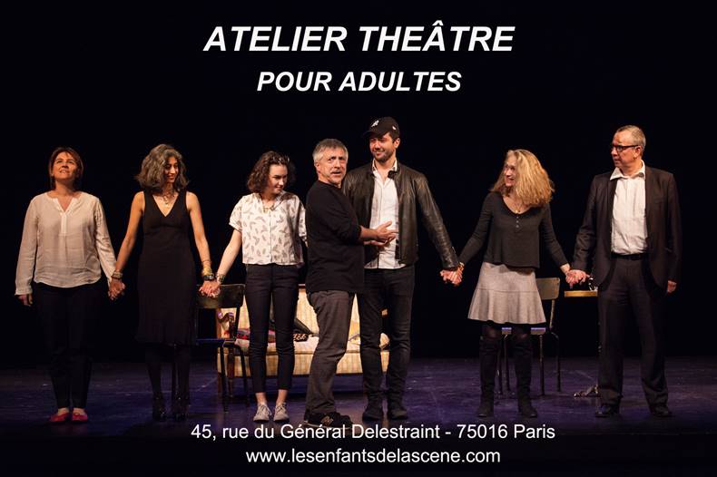 Cours de théâtre pour adultes Paris 16